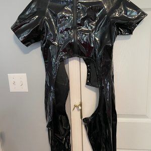 Faux Latex Catsuit